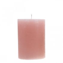 Candele a colonna tinte rosa 70×100mm 4pz