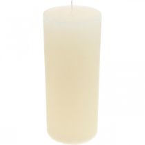 Candele a colonna color bianco crema 85×200mm 2pz