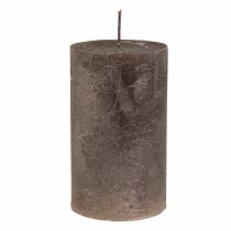 Prodotto Candele tinta unita rame metallizzato 85×150mm 2pz