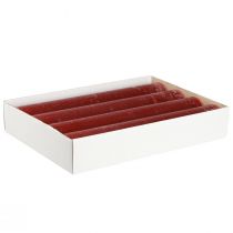 Prodotto Candele candele a bastoncino tinta unita rosso scuro 50×300 mm 4 pz