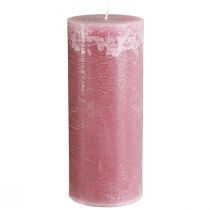 Prodotto Candele in rosa candele a colonna rosa antico 85×200 mm 2 pz