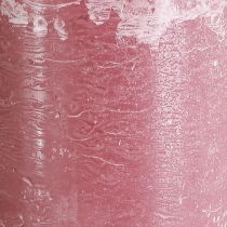 Prodotto Candele a colonna rosa, effetto marmo rosa antico, 85×200 mm, set da 2, per decorazione e regalo