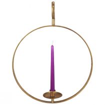 Prodotto Portacandele da appendere decorazione in metallo oro vintage Ø38/H48cm