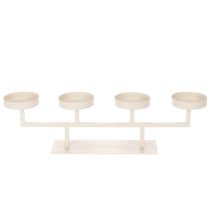 Prodotto Candeliere moderno con quattro piattini portacandele, 47 cm
