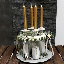 Prodotto Portacandele per tealight Portacandele Crema Ø9cm 4pz