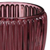 Prodotto Portacandele in vetro Lanterna Berry retrò Ø7cm H7cm 6 pz