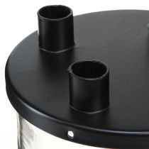 Prodotto Portacandele in vetro Asta portacandele decorazione vetro H11cm Ø10cm