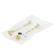 Prodotto Corona portacandele oro 4 pz