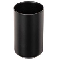 Prodotto Portacandele magnetico rotondo, nero opaco, per candele coniche da 25 mm, confezione da 4 pezzi