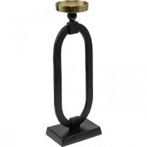 Prodotto Candeliere in ghisa decorativa in oro nero Ø10,5 cm 46 cm