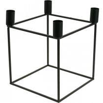 Candeliere Black Cube Metal Stick Candeliere 18cm