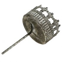 Prodotto Portacandele argento antico Ø7cm H12cm 4 pezzi