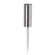Prodotto Portacandele argento per candele a stecco 15 cm 4 pz