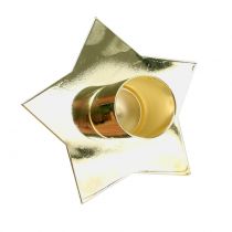 Portacandele stella oro Ø2.2cm 4 pezzi