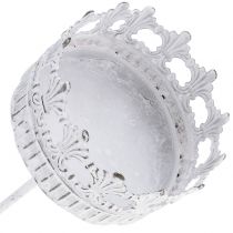 Prodotto Portacandele bianco antico Ø7cm H12cm 1 pz