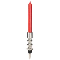 Prodotto Portacandele per bottiglie Portacandele per bottiglie argento 15cm