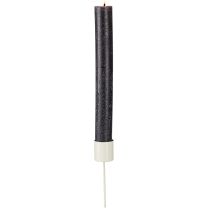 Prodotto Portacandele per candele coniche spesse, metallo, beige, 3,8 x 14 cm, 4 pezzi