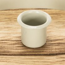 Prodotto Portacandele per quattro candele affusolate, vassoio rotondo in legno, 25 cm