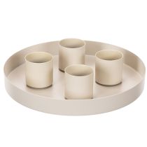 Prodotto Portacandele magnetici per candele affusolate spesse (4 cm), 4 pezzi