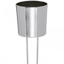 Prodotto Portacandele per attaccare portacandele argentato Ø5cm 4 pz