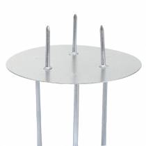 Prodotto Candeliere per attaccare argento Ø6,5cm 12pz