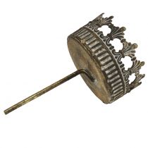 Prodotto Portacandele Corona dell'Avvento oro antico Ø7cm H12cm 4 pezzi