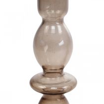 Prodotto Candeliere in vetro candeliere candeliere 18,5 cm 2 pezzi