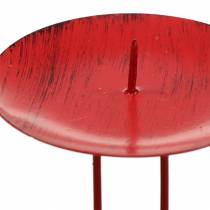 Prodotto Portacandele a innesto rosso Ø6,5 cm 4 pz