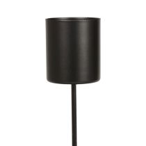 Portacandele per collegare portacandele nero Ø3,5 cm 4 pezzi