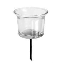 Prodotto Portacandele per tea light Ø6cm H10cm vetro trasparente