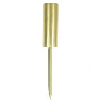 Portacandele per candele coniche strette oro Ø2,2cm H15cm 4 pezzi