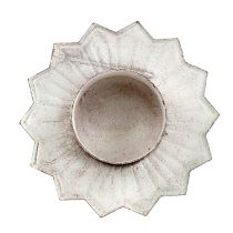 Prodotto Portacandele per tealight Porta tealight Crema Ø9cm 4 pezzi