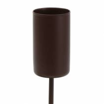 Prodotto Portacandele per candele a bastoncino marrone Ø2,3 cm H14 cm 4 pz