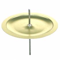 Prodotto Portacandele con spina oro Ø6cm 36 pz