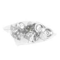 Prodotto Portacandele con spina argento Ø5cm 36 pz