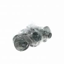 Prodotto Set portacandele a gradino argento antico Ø9,5–10,5 cm H7–14 cm 4 pezzi