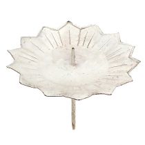 Portacandele ad innesto 11x8cm crema