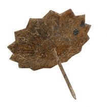 Prodotto Portacandele per attaccare portacandele marrone H8,5cm 4pz