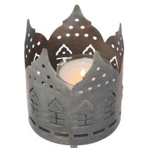 Prodotto Portacandele con punta, a forma di casetta, per candele a colonna, 6 cm, 2 pezzi