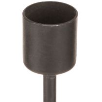 Prodotto Portacandele in metallo portacandele marrone antico H16cm 2 pezzi