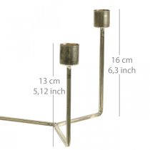 Prodotto Candeliere per portacandele champagne metallo 37 × 17 × 18cm