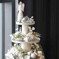 Prodotto Ramo di pino artificiale con pigne, ramo di pino decorativo, artificiale, 80 cm, 3 pezzi