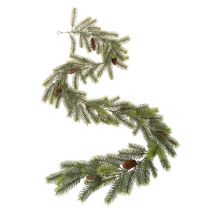Prodotto Ramo di pino decorativo, ghirlanda artificiale per composizioni invernali, 190 cm
