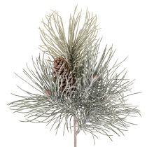 Prodotto Ramo di pino artificiale con pigne, invernale, 40 cm