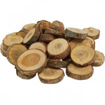 Prodotto Dischi di legno deco spruzza legno di pino rotondo Ø2–3cm 500g