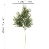 Prodotto Rami di pino artificiali per decorazioni invernali, 40 cm, 4 pezzi