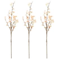 Prodotto Ramo fiorito decorativo con delicati fiori di ciliegio, 83 cm, 3 pezzi