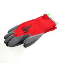 Prodotto Guanti da giardino in nylon Kixx taglia 11 rosso, grigio