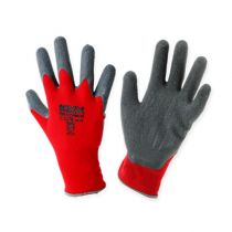 Prodotto Guanti da giardino in nylon Kixx taglia 8 rosso, grigio