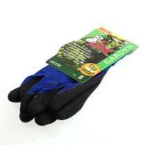 Prodotto Guanti da giardino in nylon Kixx taglia 8 blu, neri